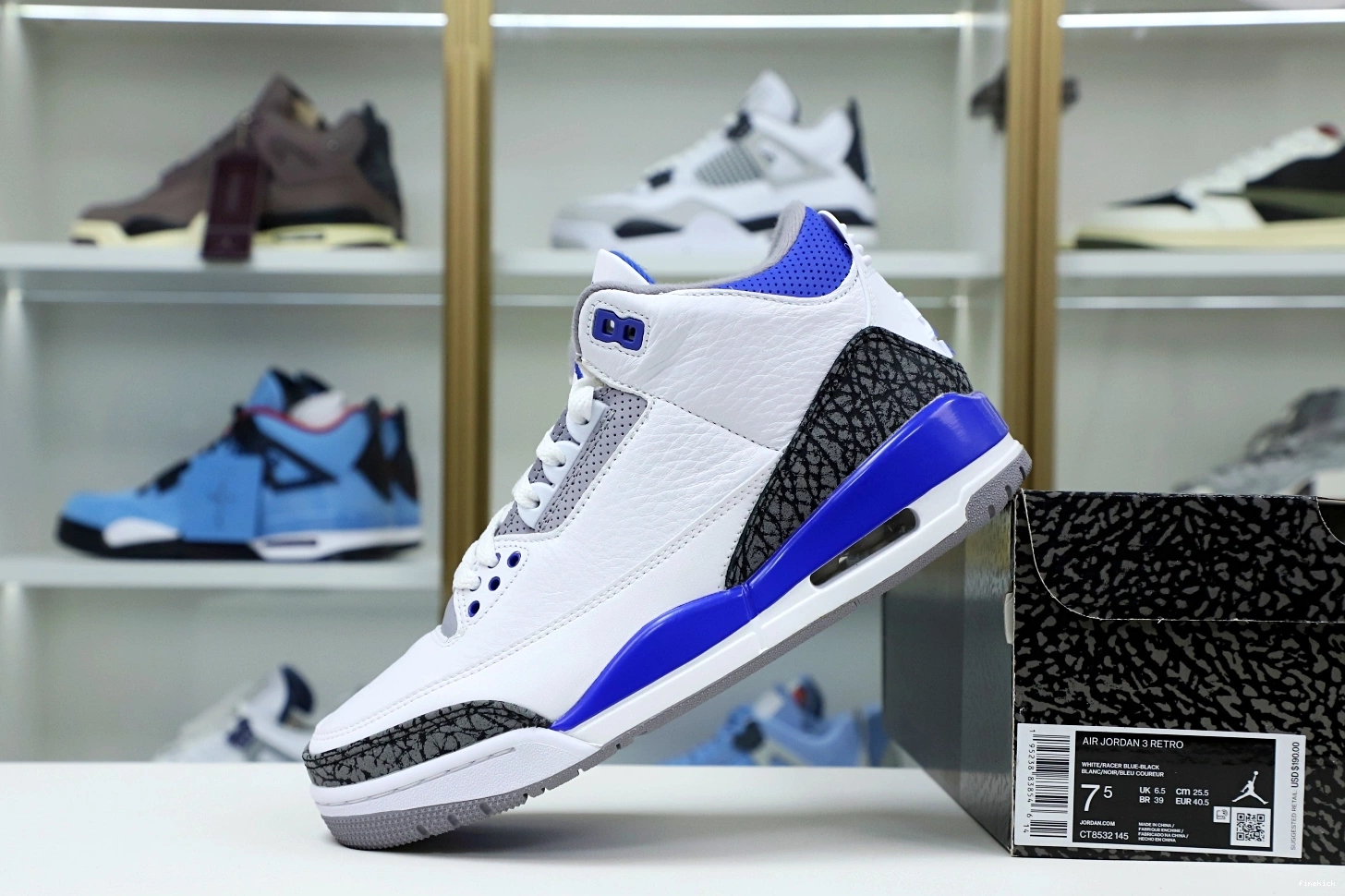 BLUE' RETRO 'RACER (CT8532-145) AIR JORDAN 3 0807